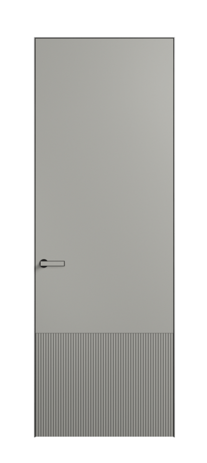 Межкомнатная дверь Вельвет АКП 8202 Матовый нейтральный серый. Цена 59344  | Volhovec