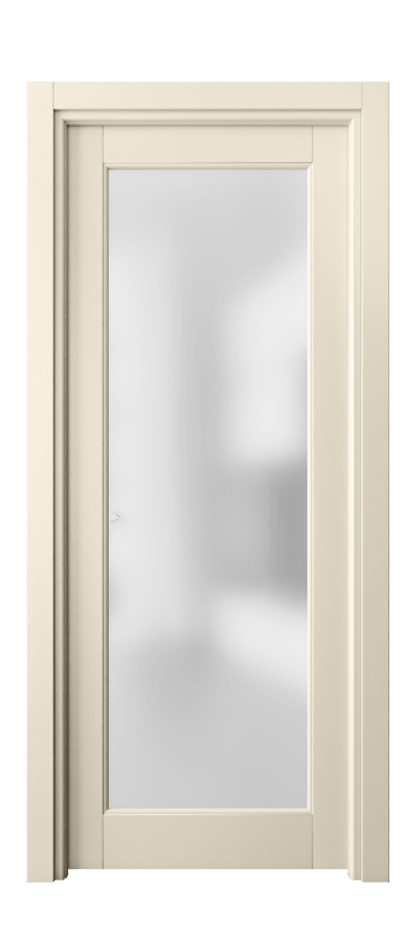 Межкомнатная дверь Toscana Elegante 6300 Бук марципановый Сатинированное стекло. Цена 91000 сом | Volhovec
