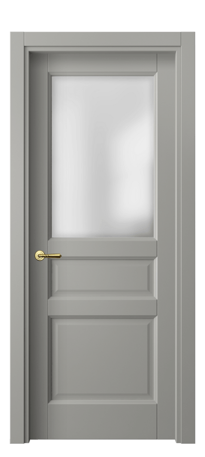 Межкомнатная дверь Галант 1432 Матовый нейтральный серый Сатинированное стекло Цена 43274 ₽ | Volhovec
