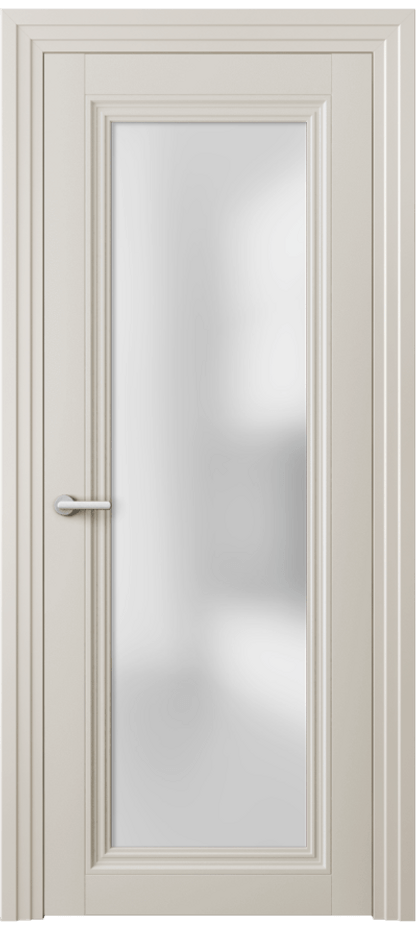 Межкомнатная дверь Centro 2502 Матовый облачно-серый Сатинированное стекло Цена 55999 ₽ | Volhovec