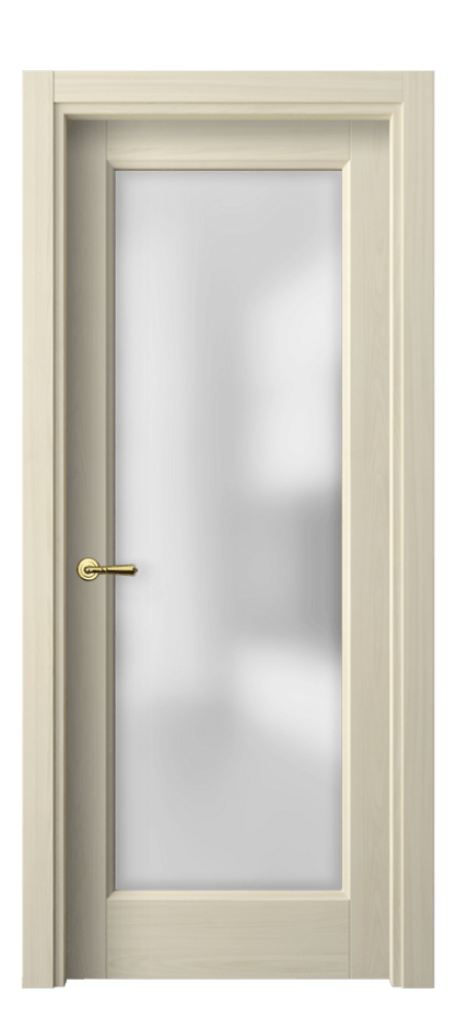 Межкомнатная дверь Галант 1402 Молочный ясень Сатинированное стекло Цена 30374 ₽ | Volhovec