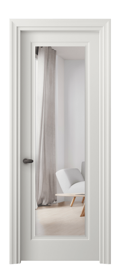 Межкомнатная дверь Esse 8503 Матовый серый Двустороннее зеркало, триплекс, 7 мм Цена 47599 ₽ | Volhovec