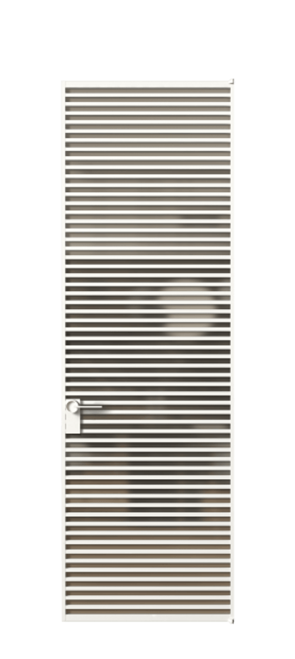 Алюминиевая дверь АЛПЛ040.07 Алюминий Белый Сатинированное бронзовое стекло, триплекс Цена 177520  | Volhovec