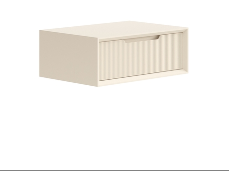 Мебель Тумба подвесная прикроватная Velvet 1 ящик. Цвет Матовый светло-бежевый. Материал Гладкая эмаль. Коллекция Тумба подвесная прикроватная Velvet 1 ящик. Фото. Мебель Тумба подвесная прикроватная Velvet 1 ящик. Цвет Матовый светло-бежевый. Материал Гладкая эмаль. Коллекция Тумба подвесная прикроватная Velvet 1 ящик. Картинка.