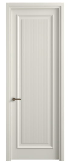 Дверь межкомнатная 6711 МЖМ . Цвет Матовый жемчужный. Материал Гладкая эмаль. Коллекция Шарм. Картинка.