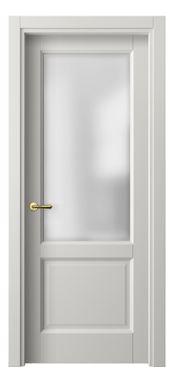 Дверь межкомнатная 1422 МСР САТ. Цвет Матовый серый. Материал Гладкая эмаль. Коллекция Галант. Картинка.