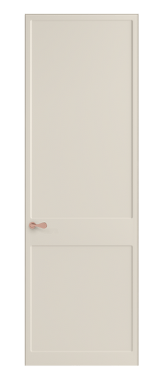 Дверь межкомнатная 7521 МБСР. Цвет Матовый бежево-серый. Материал Гладкая эмаль. Коллекция Софтформ. Картинка.