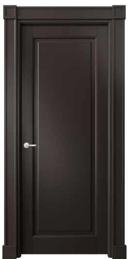 Дверь межкомнатная 6301 МАН . Цвет Матовый антрацит. Материал Гладкая эмаль. Коллекция Тоскана Плано. Картинка.