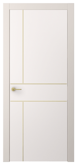 Дверь межкомнатная АКП 4209 ПЭКС. Цвет ПЭТ кремово-серый. Материал ПЭТ. Коллекция Фридом. Картинка.