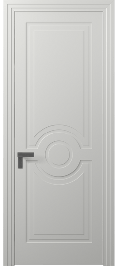Дверь межкомнатная АКП 8361 МССР. Цвет Матовый светло-серый. Материал Гладкая эмаль. Коллекция Rocca. Картинка.