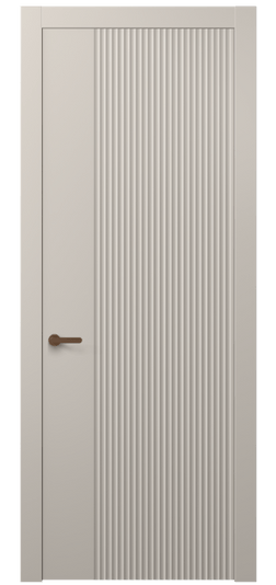 Дверь межкомнатная АКП 8643 МСБЖ. Цвет Матовый светло-бежевый. Материал Гладкая эмаль. Коллекция Альба. Картинка.