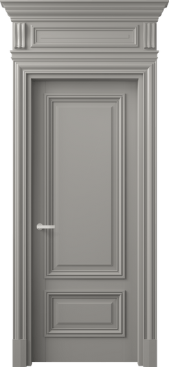 Дверь межкомнатная 7307 БНСР. Цвет Бук нейтральный серый. Материал Массив бука эмаль. Коллекция Antique. Картинка.